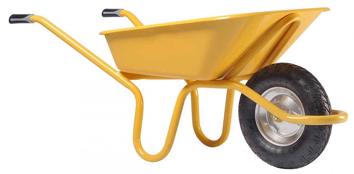 Brouette Professionnelle Haemmerlin Pro Select 100L - Châssis Soudé, Roue Gonflée 400mm, Charge 250kg