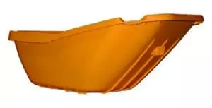 GELB Thermoplastische Mulde 110 L - 4 Löcher