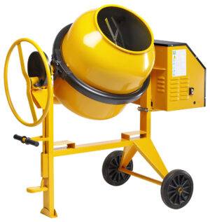 Non towable electric concrete mixers