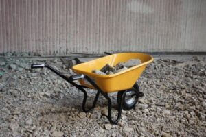 Wheelbarrows for construction